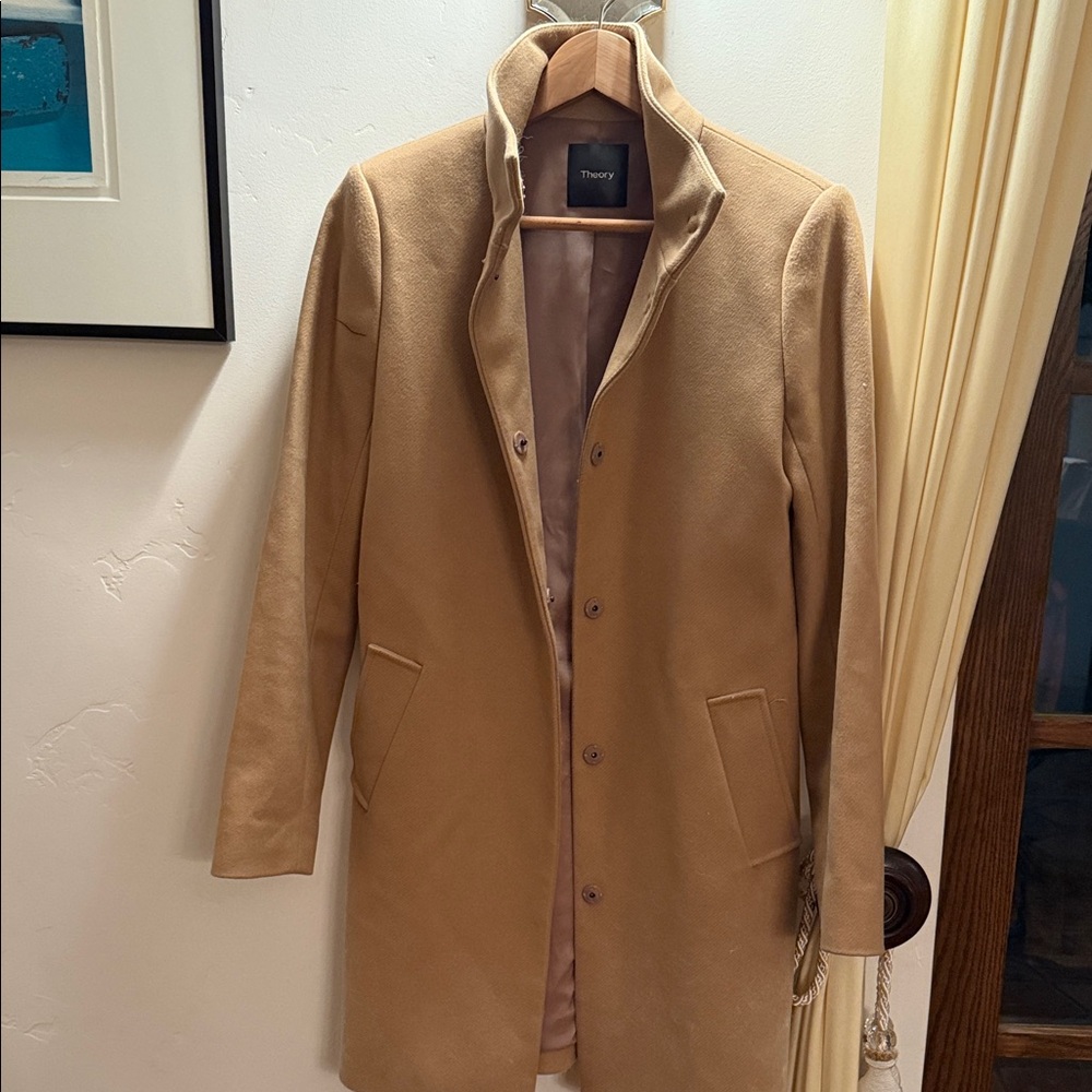 Theory women’s Tan Coat